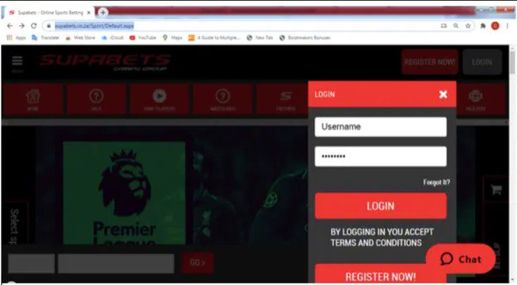 How to reset your Supabets account password 6 supabets-tabella-2