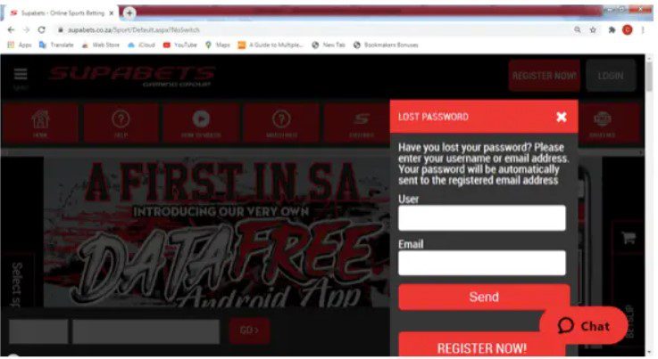 How to reset your Supabets account password 7 supabets-tabella-3